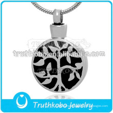 Cremation Jewelry Urn Pendants Stainless Steel Tree of Life Pendant For Memorial